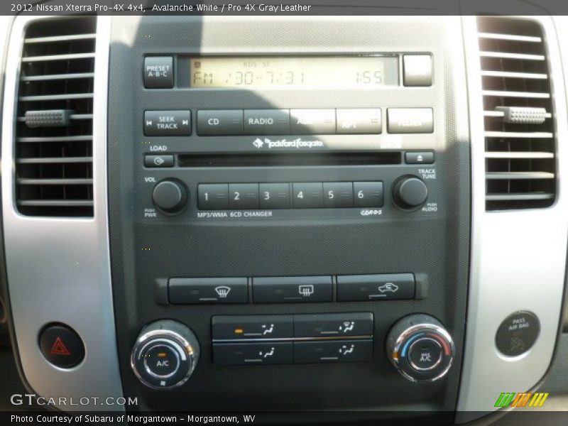 Avalanche White / Pro 4X Gray Leather 2012 Nissan Xterra Pro-4X 4x4