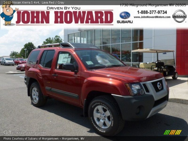 Lava Red / Gray 2012 Nissan Xterra S 4x4