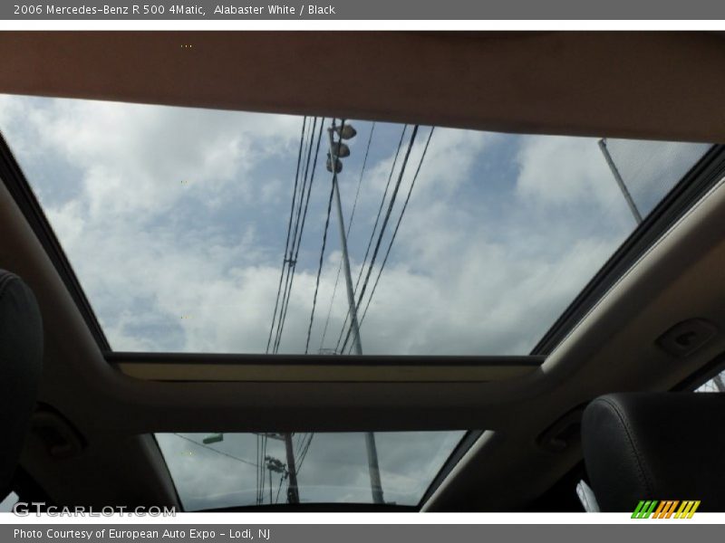 Alabaster White / Black 2006 Mercedes-Benz R 500 4Matic
