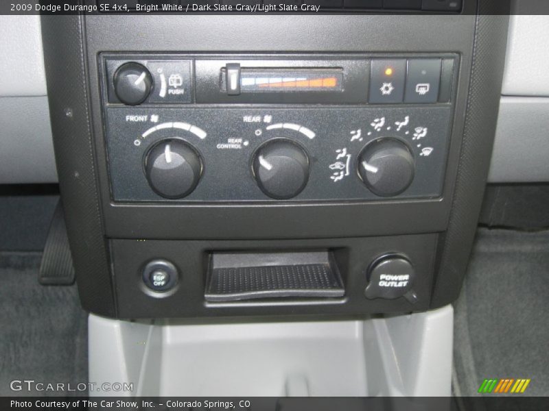 Controls of 2009 Durango SE 4x4