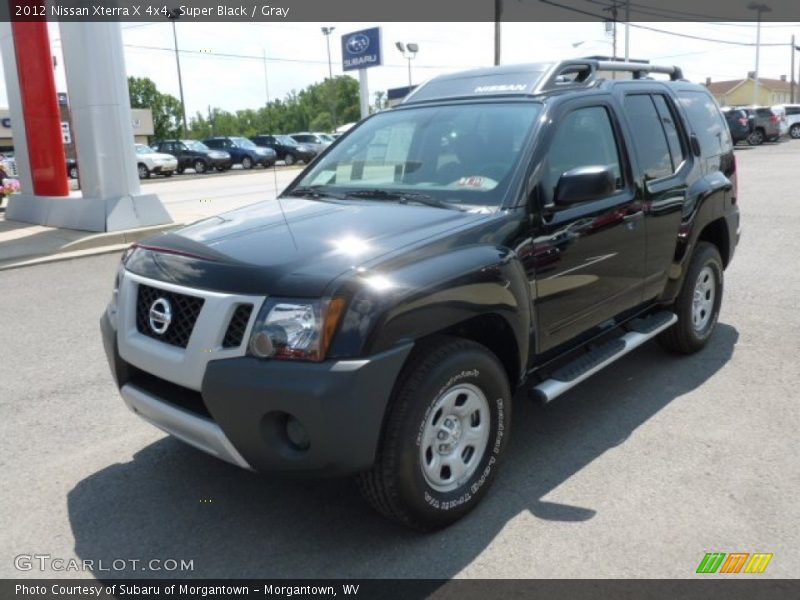 Super Black / Gray 2012 Nissan Xterra X 4x4
