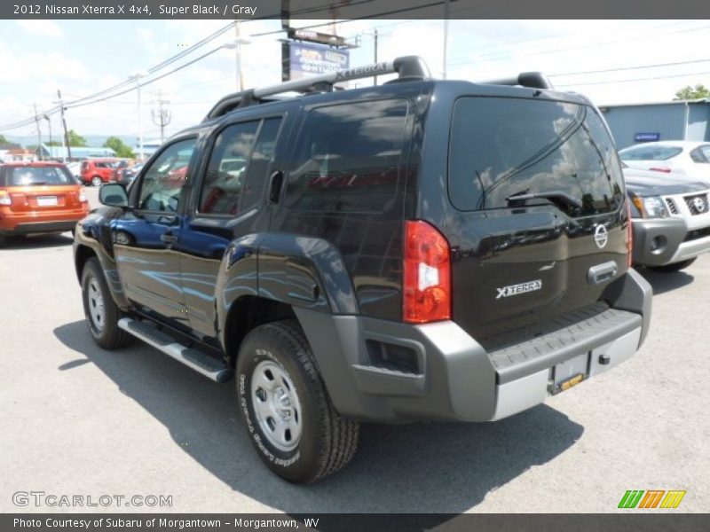 Super Black / Gray 2012 Nissan Xterra X 4x4
