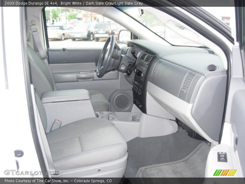 Bright White / Dark Slate Gray/Light Slate Gray 2009 Dodge Durango SE 4x4