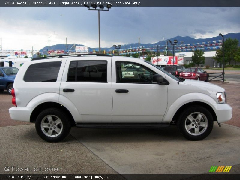 Bright White / Dark Slate Gray/Light Slate Gray 2009 Dodge Durango SE 4x4