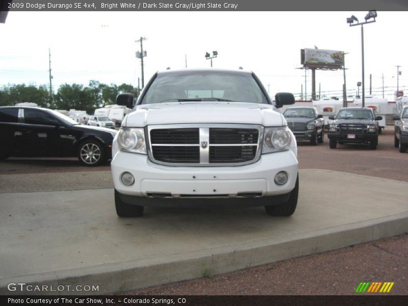 Bright White / Dark Slate Gray/Light Slate Gray 2009 Dodge Durango SE 4x4