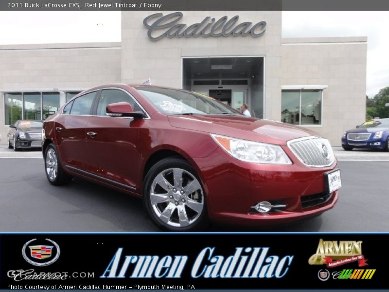 Red Jewel Tintcoat / Ebony 2011 Buick LaCrosse CXS