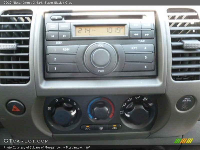 Super Black / Gray 2012 Nissan Xterra X 4x4