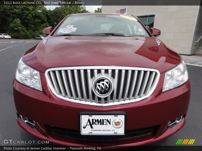 Red Jewel Tintcoat / Ebony 2011 Buick LaCrosse CXS