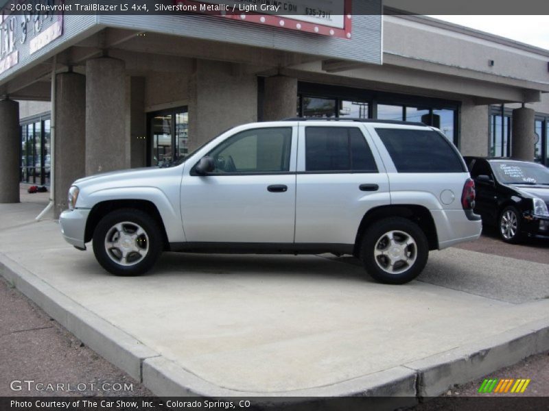 Silverstone Metallic / Light Gray 2008 Chevrolet TrailBlazer LS 4x4