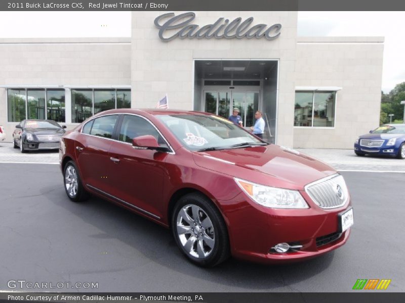 Red Jewel Tintcoat / Ebony 2011 Buick LaCrosse CXS