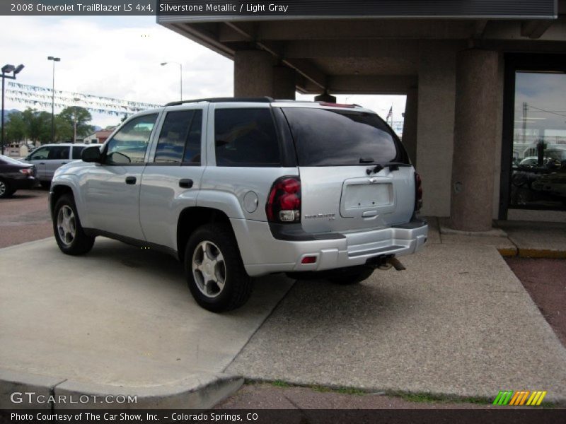 Silverstone Metallic / Light Gray 2008 Chevrolet TrailBlazer LS 4x4