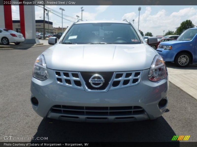 Frosted Steel / Gray 2012 Nissan Rogue SV AWD