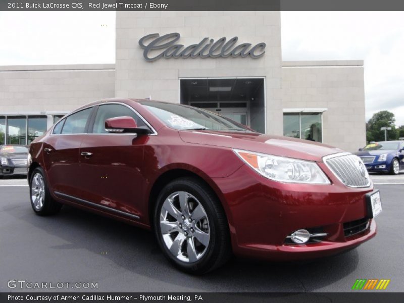 Red Jewel Tintcoat / Ebony 2011 Buick LaCrosse CXS