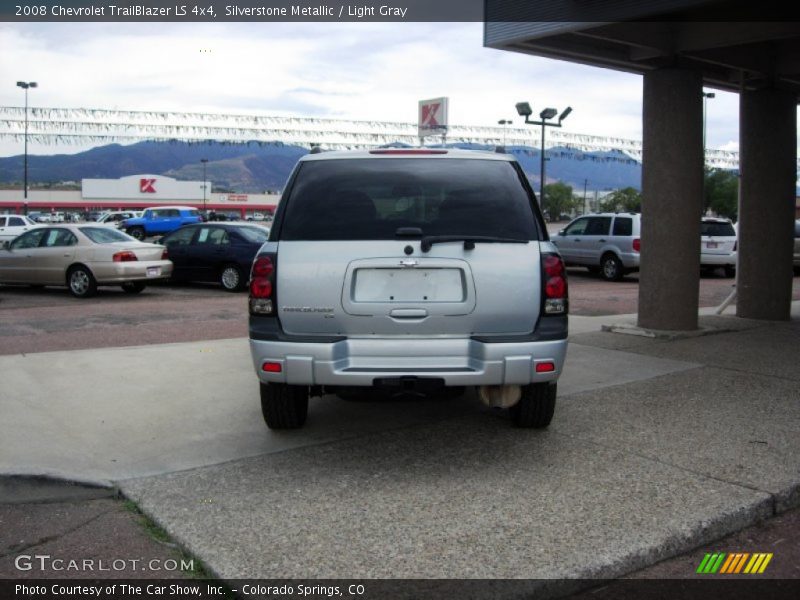 Silverstone Metallic / Light Gray 2008 Chevrolet TrailBlazer LS 4x4