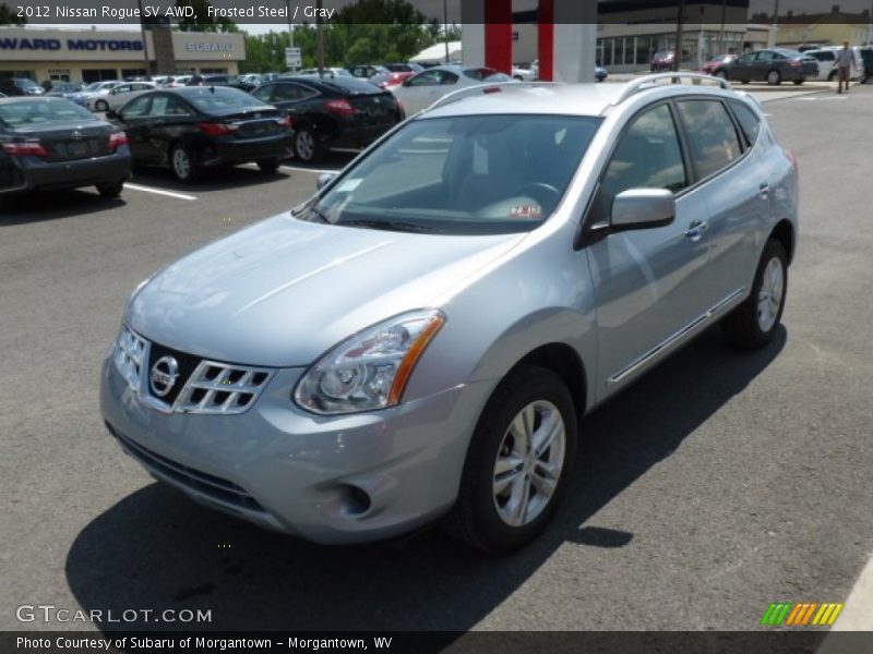 Frosted Steel / Gray 2012 Nissan Rogue SV AWD