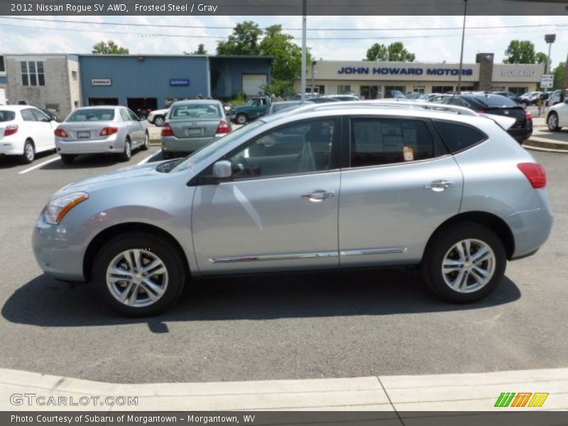 Frosted Steel / Gray 2012 Nissan Rogue SV AWD