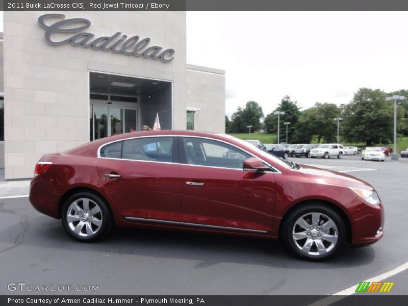 Red Jewel Tintcoat / Ebony 2011 Buick LaCrosse CXS