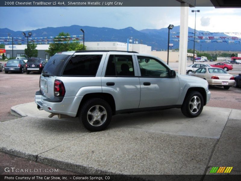 Silverstone Metallic / Light Gray 2008 Chevrolet TrailBlazer LS 4x4