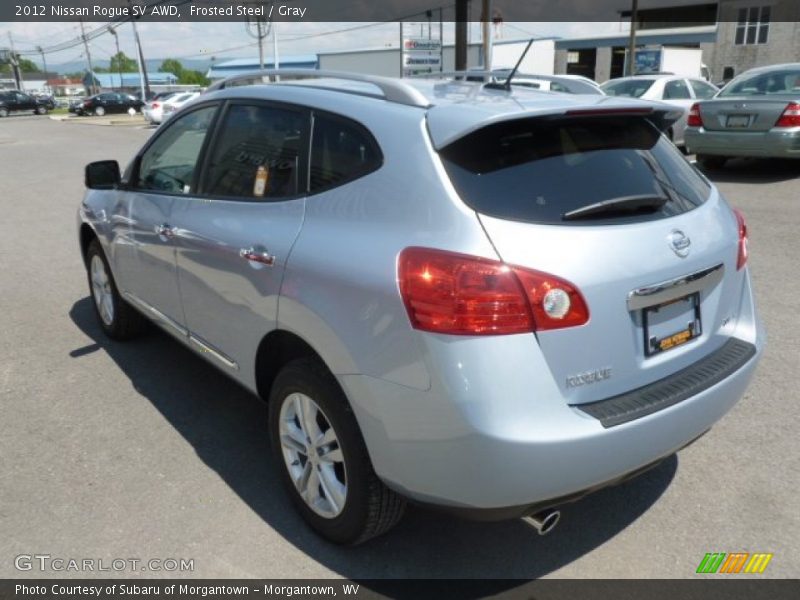 Frosted Steel / Gray 2012 Nissan Rogue SV AWD