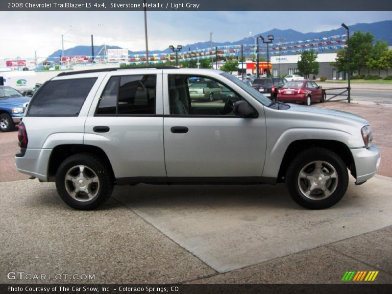 Silverstone Metallic / Light Gray 2008 Chevrolet TrailBlazer LS 4x4