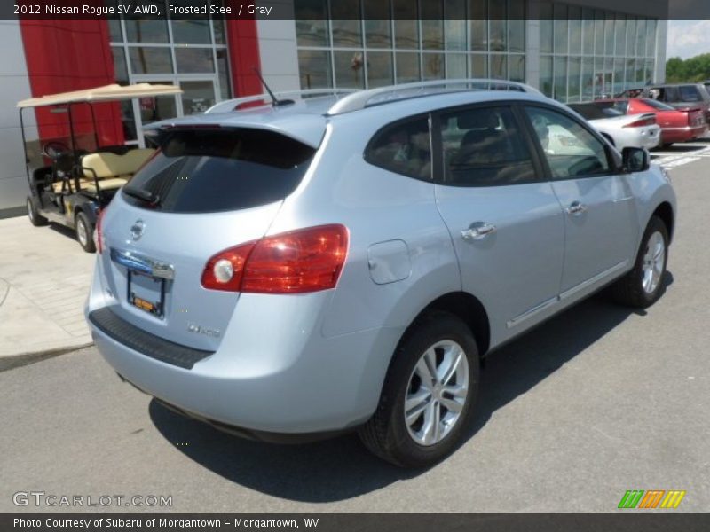 Frosted Steel / Gray 2012 Nissan Rogue SV AWD