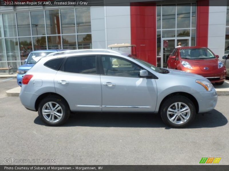 Frosted Steel / Gray 2012 Nissan Rogue SV AWD
