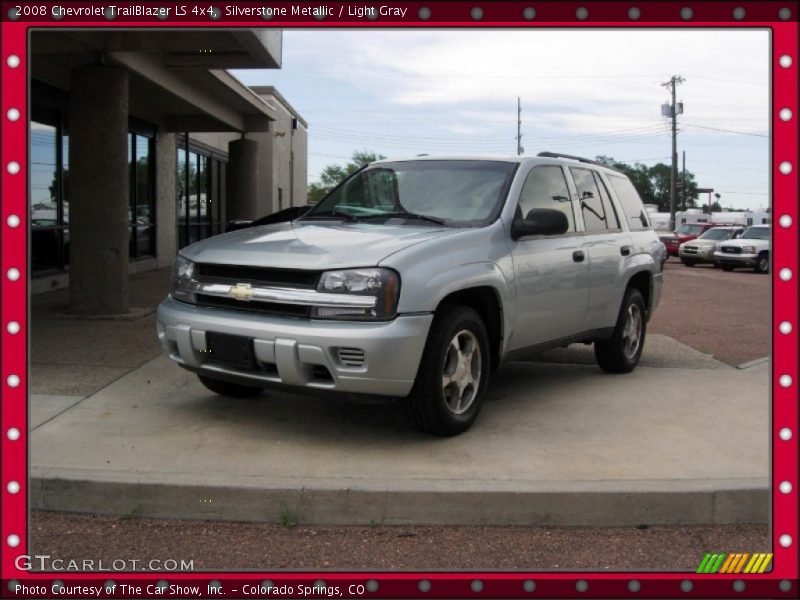 Silverstone Metallic / Light Gray 2008 Chevrolet TrailBlazer LS 4x4