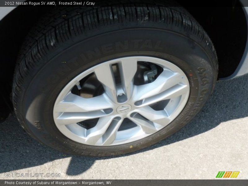 Frosted Steel / Gray 2012 Nissan Rogue SV AWD