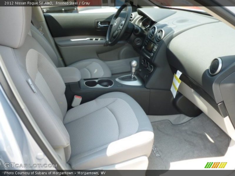 Frosted Steel / Gray 2012 Nissan Rogue SV AWD