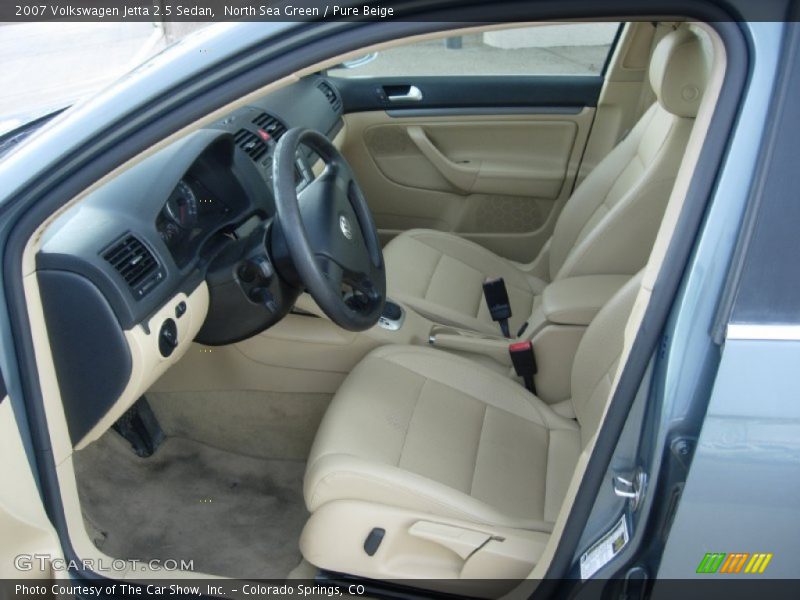 North Sea Green / Pure Beige 2007 Volkswagen Jetta 2.5 Sedan