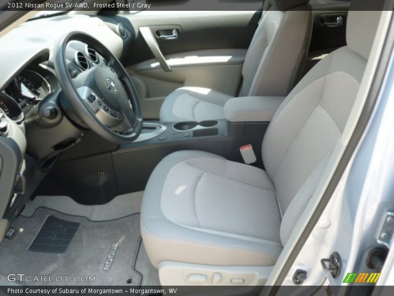 Frosted Steel / Gray 2012 Nissan Rogue SV AWD