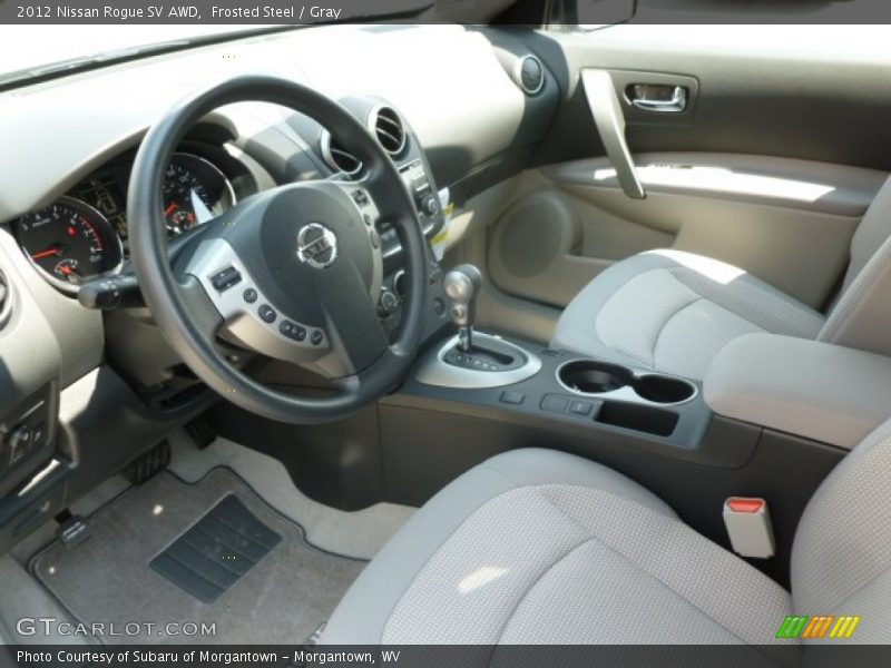 Frosted Steel / Gray 2012 Nissan Rogue SV AWD