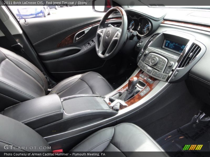Red Jewel Tintcoat / Ebony 2011 Buick LaCrosse CXS