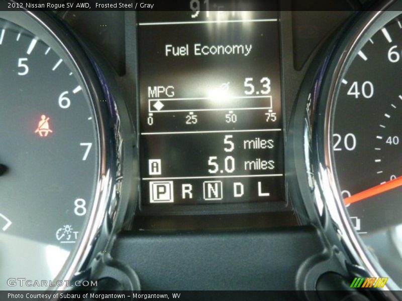 Frosted Steel / Gray 2012 Nissan Rogue SV AWD