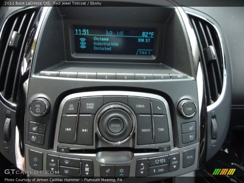 Controls of 2011 LaCrosse CXS
