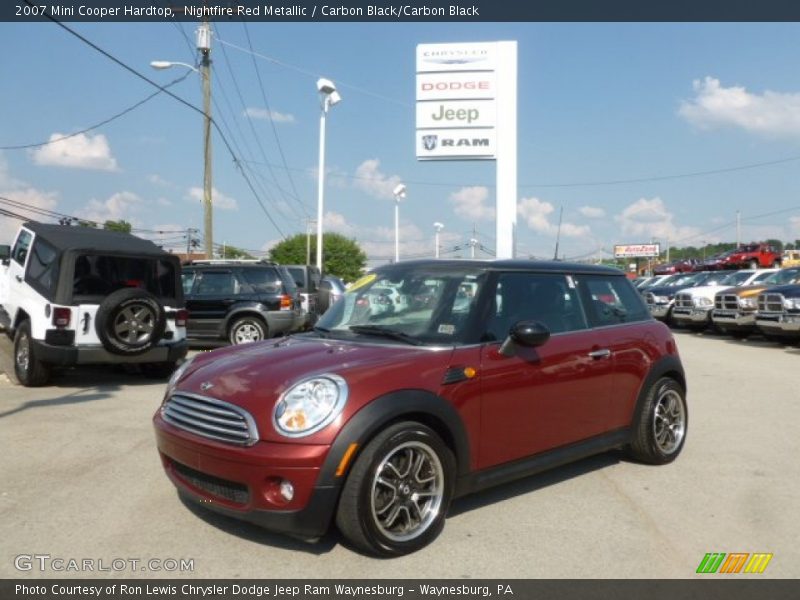 Nightfire Red Metallic / Carbon Black/Carbon Black 2007 Mini Cooper Hardtop