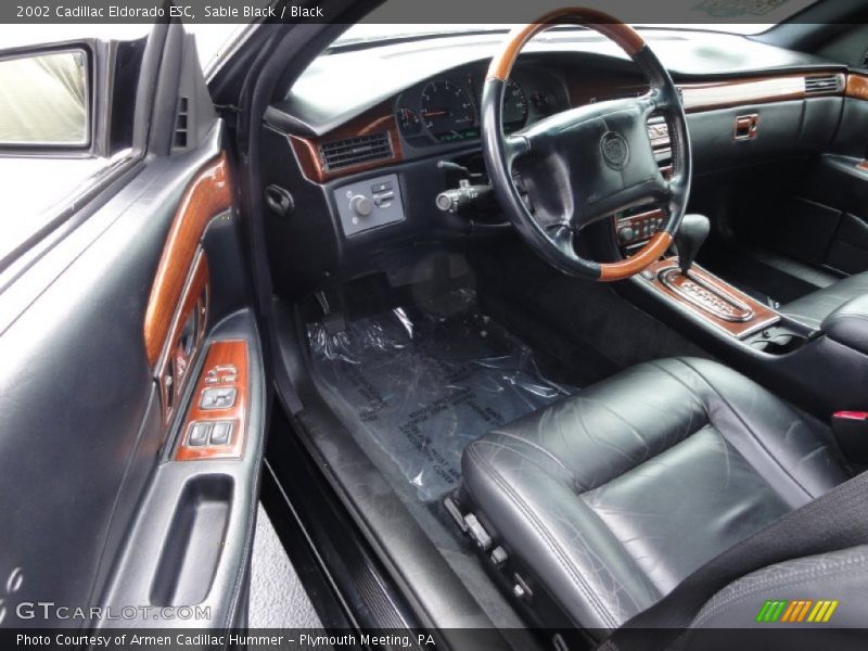 Black Interior - 2002 Eldorado ESC 