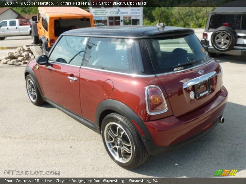 Nightfire Red Metallic / Carbon Black/Carbon Black 2007 Mini Cooper Hardtop
