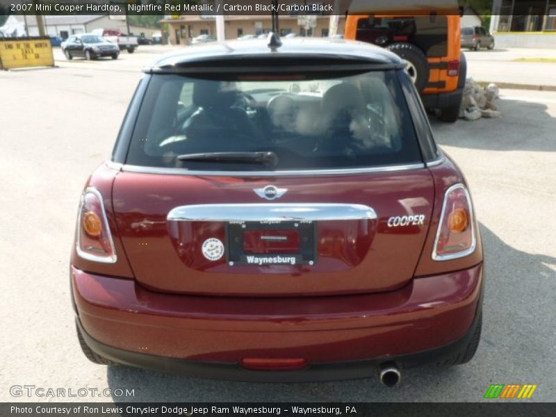 Nightfire Red Metallic / Carbon Black/Carbon Black 2007 Mini Cooper Hardtop