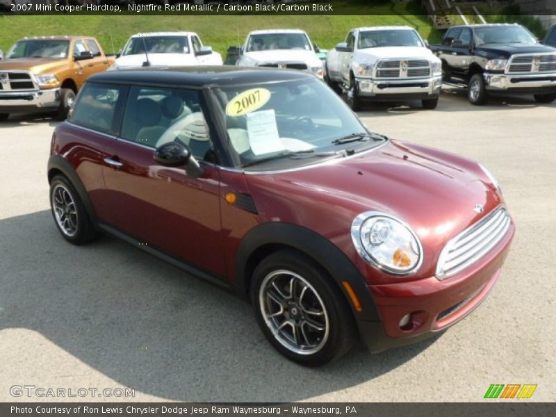 Nightfire Red Metallic / Carbon Black/Carbon Black 2007 Mini Cooper Hardtop