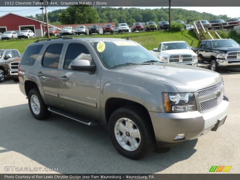 Graystone Metallic / Ebony 2012 Chevrolet Tahoe LT 4x4