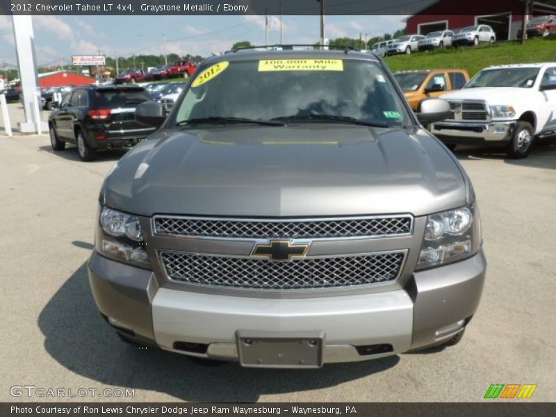 Graystone Metallic / Ebony 2012 Chevrolet Tahoe LT 4x4