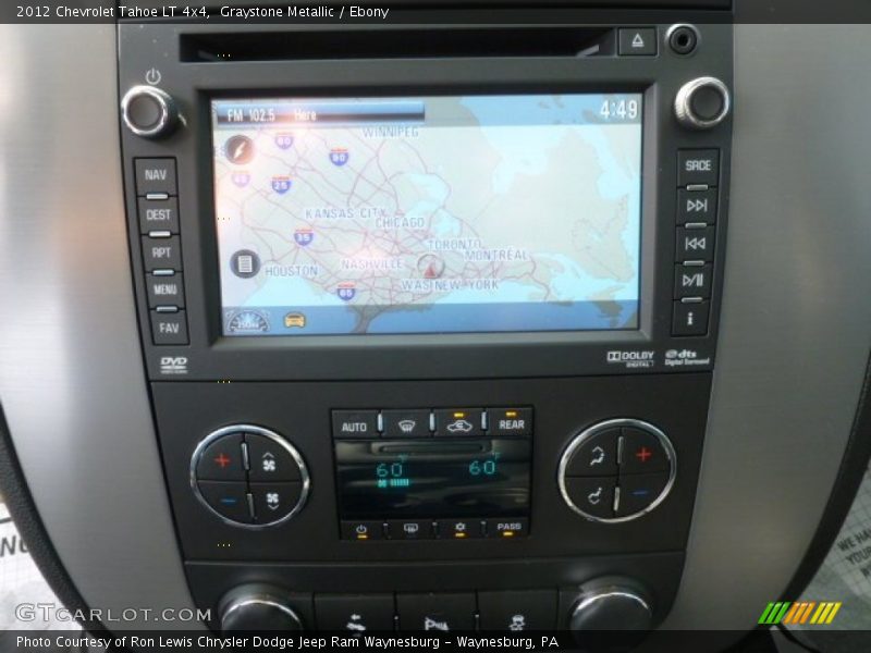 Graystone Metallic / Ebony 2012 Chevrolet Tahoe LT 4x4