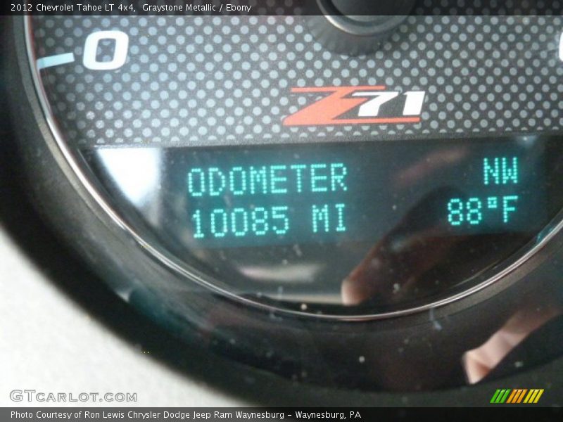 Graystone Metallic / Ebony 2012 Chevrolet Tahoe LT 4x4