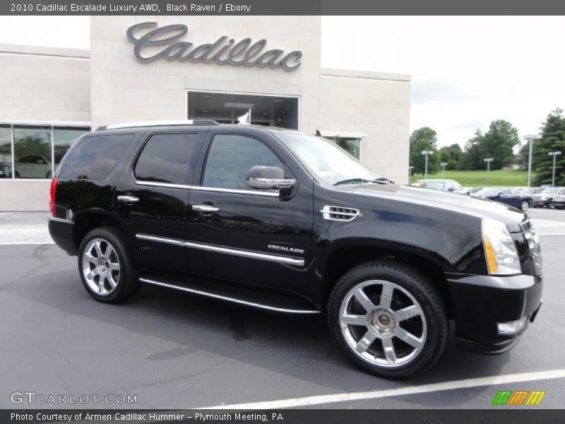 Black Raven / Ebony 2010 Cadillac Escalade Luxury AWD