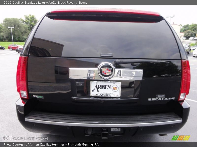 Black Raven / Ebony 2010 Cadillac Escalade Luxury AWD