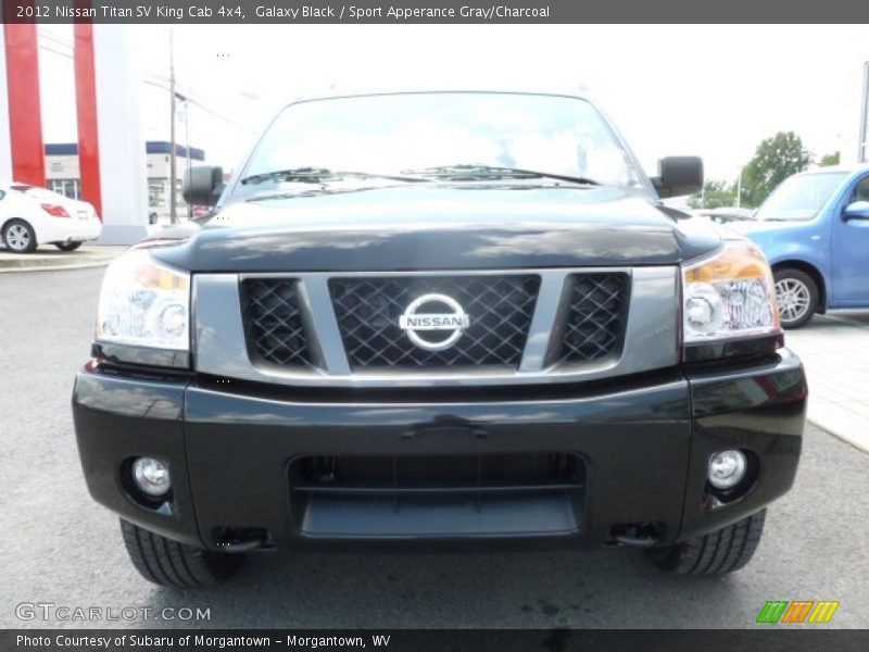 Galaxy Black / Sport Apperance Gray/Charcoal 2012 Nissan Titan SV King Cab 4x4
