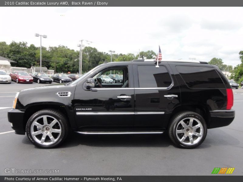 Black Raven / Ebony 2010 Cadillac Escalade Luxury AWD