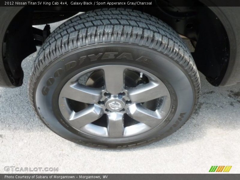 Galaxy Black / Sport Apperance Gray/Charcoal 2012 Nissan Titan SV King Cab 4x4