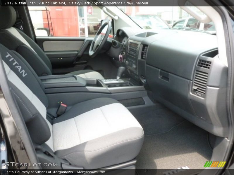 Galaxy Black / Sport Apperance Gray/Charcoal 2012 Nissan Titan SV King Cab 4x4